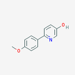 Structure of 5-HYDROXY-2-(4-METHOXYPHENYL)PYRIDINE