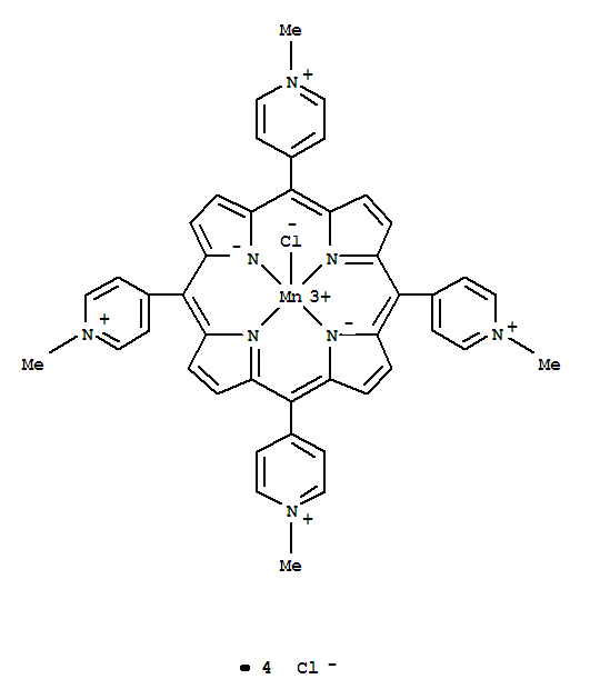 Structure of MANGANESE(III) 5 10 15 20-TETRA(4-PYRID&