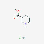 Structure of Methyl (3r)-piperidine-3-carboxylate;hydrochloride