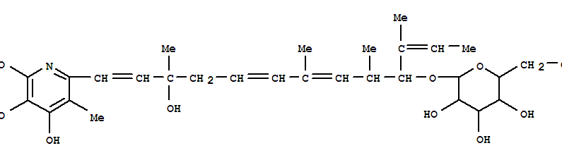 Structure of glucopiericidinol A2