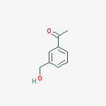 Ethanone, 1-[3-(hydroxymethyl)phenyl]-结构式