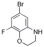 6-Bromo-8-fluoro-3,4-dihydro-2H-benzo[b][1,4]oxazine结构式