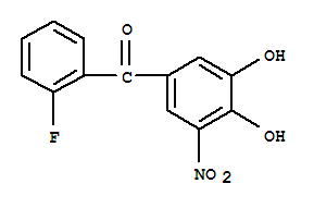 Structure of (3,4-Dihydroxy-5-nitrophenyl)(2-fluorophenyl)methanone