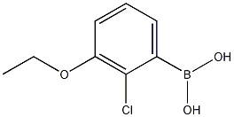 (2-Chloro-3-ethoxyphenyl)boronic acid结构式