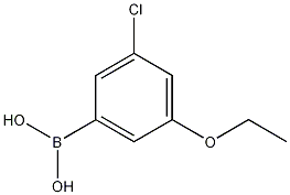 Structure of 3-Chloro-5-ethoxyphenylboronic acid