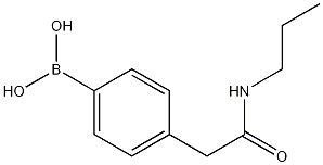 Structure of 4-(2-Oxo-2-(propylamino)ethyl)phenylboronic acid