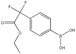 Structure of 4-(2-ethoxy-1,1-difluoro-2-oxoethyl)phenylboronic acid