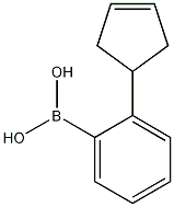 Chemical structure of 3-Cyclopentenylphenylboronic acid