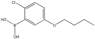Structure of 5-Butoxy-2-chlorophenylboronic acid