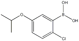Structure of 2-Chloro-5-isopropoxyphenylboronic acid