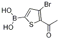 5-Acetyl-4-bromothiophen-2-boronic acid结构式