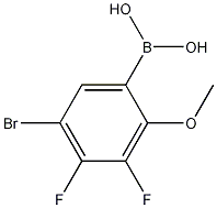 Structure of 5-Bromo-3,4-difluoro-2-methoxyphenylboronic acid