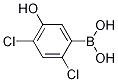 Structure of 2,4-Dichloro-5-hydroxyphenylboronic acid