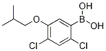 2,4-Dichloro-5-isobutoxyphenylboronic acid结构式
