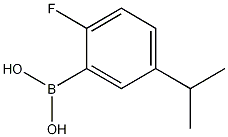 Structure of 2-Fluoro-5-isopropylphenylboronic acid