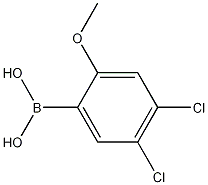 Structure of 4,5-Dichloro-2-methoxyphenylboronic acid