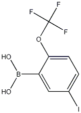 Structure of 5-Iodo-2-trifluoromethoxyphenylboronic acid