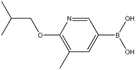 Structure of 6-Isobutoxy-5-methylpyridine-3-boronic acid