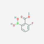 Structure of 2-METHOXYCARBONYL-3-FLUOROPHENYLBORONIC ACID