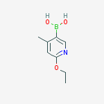 Structure of 2-ETHOXY-4-METHYL-5-PYRIDINYLBORONIC ACID