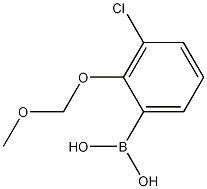 Structure of 3-Chloro-2-(methoxymethoxy)phenylboronic acid