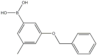 Structure of 3-(Benzyloxy)-5-methylphenylboronic acid