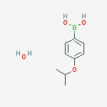 4-Isopropoxyphenylboronic acid, hydrate结构式