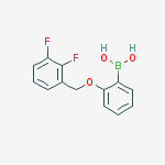 Structure of 2-(2,3-Difluorophenylmethoxy)phenyl)boronic acid