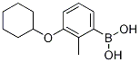 Structure of [3-(cyclohexyloxymethyl)phenyl]boronic acid
