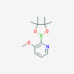 Structure of 3-Methoxy-2-(4,4,5,5-tetramethyl-1,3,2-dioxaborolan-2-yl)pyridine