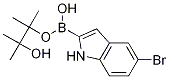 5-Bromoindole-2-boronic acid, pinacol ester结构式