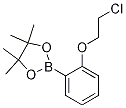 2-[2-(2-chloroethoxy)phenyl]-4,4,5,5-tetramethyl-1,3,2-dioxaborolane结构式