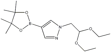 Structure of 1-(2,2-Diethoxyethyl)-4-(4,4,5,5-tetramethyl-1,3,2-dioxaborolan-2-yl)-1H-pyrazole