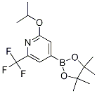 Structure of 2-Isopropoxy-4-(4,4,5,5-tetramethyl-1,3,2-dioxaborolan-2-yl)-6-(trifluoromethyl)pyridine