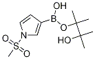 1-(Methylsulfonyl)pyrrole-3-boronic acid, pinacol ester结构式