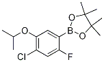 Structure of 2-(4-Chloro-2-fluoro-5-isopropoxyphenyl)-4,4,5,5-tetramethyl-1,3,2-dioxaborolane