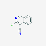 Structure of 3-CHLOROISOQUINOLINE-4-CARBONITRILE