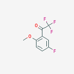 Structure of 2,2,2-Trifluoro-1-(5-fluoro-2-methoxyphenyl)ethanone