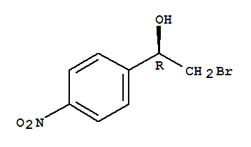 (R)-(-)-2-溴-1-(对硝基苯基)乙醇结构式