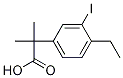Structure of 2-(4-ethyl-3-iodophenyl)-2-Methylpropanoic acid