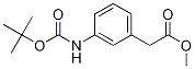 Structure of Methyl N-Boc-3-aMinophenylacetate