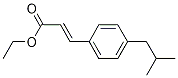 Structure of Ethyl 3-(4-Isobutylphenyl)acrylate