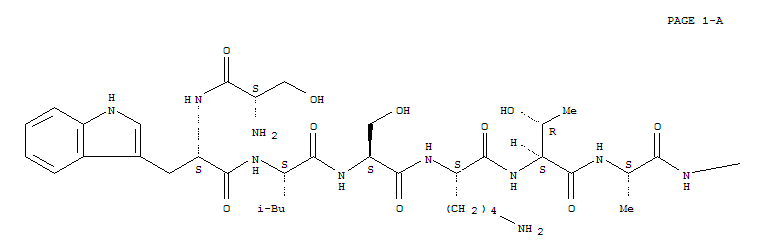 Structure of CECROPIN P1 (PORCINE)