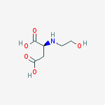 Structure of N-(2-HYDROXYETHYL) ASPARTIC ACID