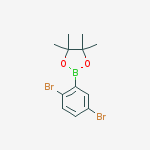 Structure of 2-(2,5-DibroMophenyl)-4,4,5,5-tetraMethyl-1,3,2-dioxaborolane