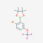 Structure of 2-(2-Bromo-5-(trifluoromethoxy)phenyl)-4,4,5,5-tetramethyl-1,3,2-dioxaborolane