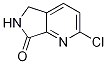 2-CHLORO-5H-PYRROLO[3,4-B]PYRIDIN-7(6H)-ONE结构式