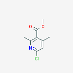 Structure of Methyl 6-chloro-2,4-dimethylpyridine-3-carboxylate