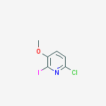 Structure of 6-chloro-2-iodo-3-methoxypyridine