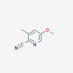 Structure of 5-methoxy-3-methylpicolinonitrile